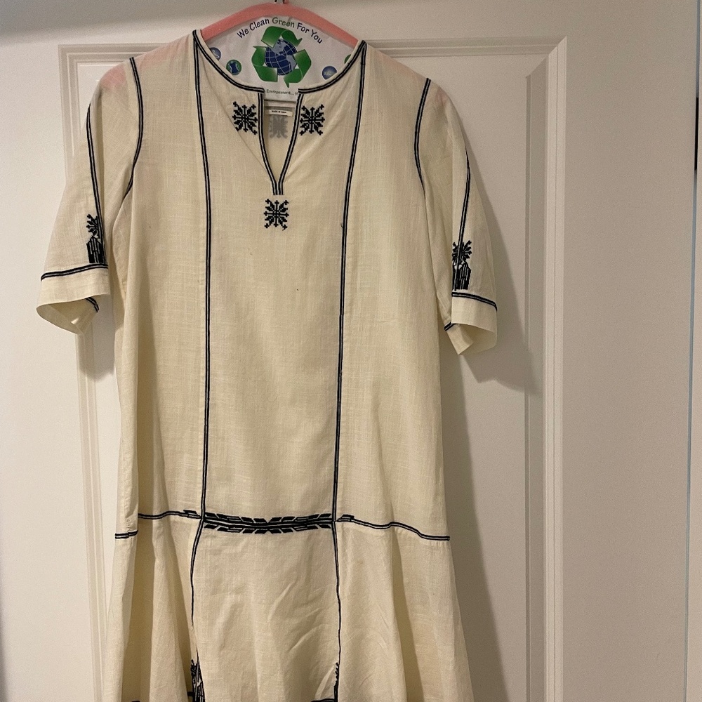 Isabel Marant , cream & black mini dress. Size 36